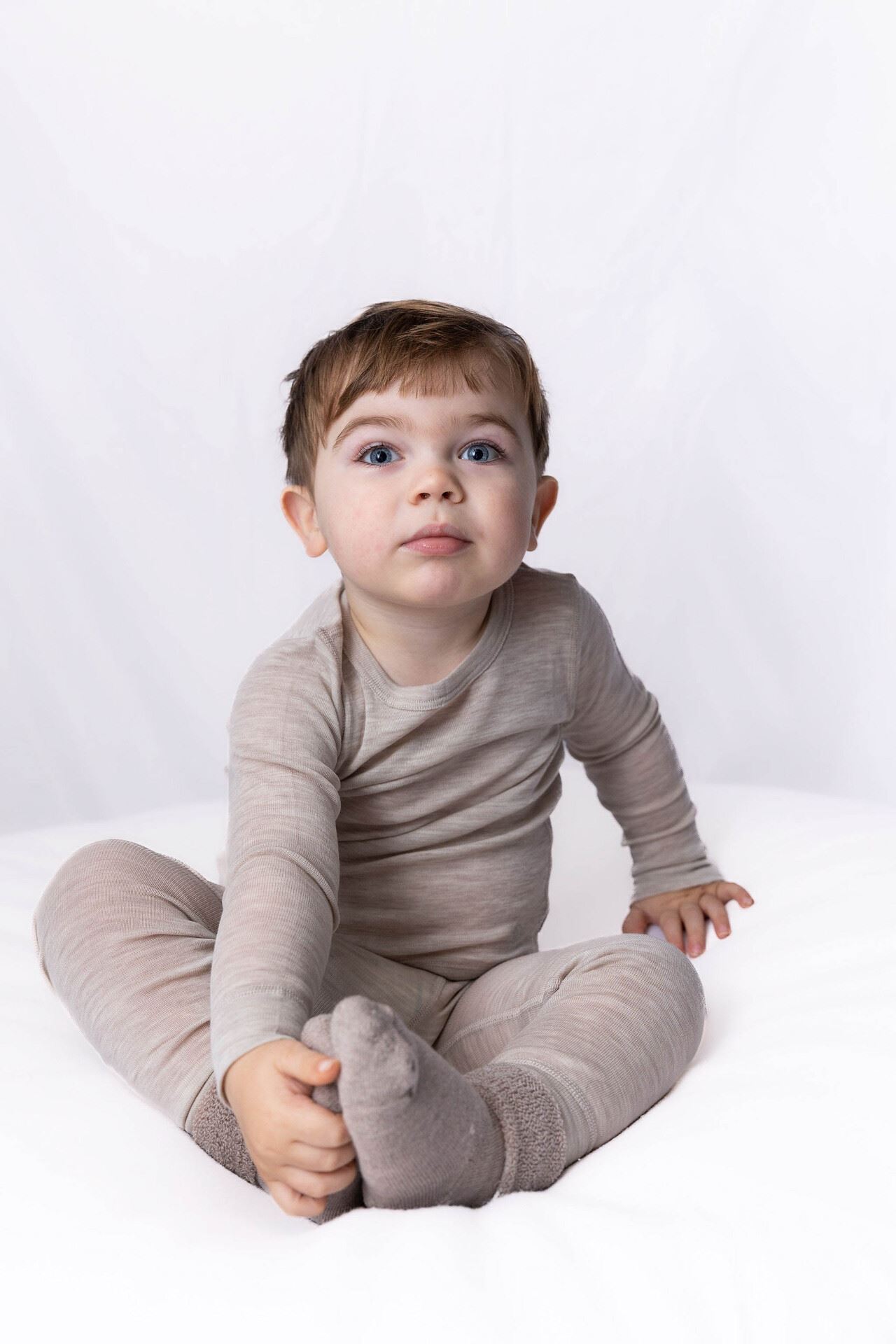 Lillelam Ulltrøye Lys beige