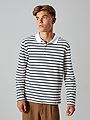 LMTD Kliva Long Sleeve Polo Black / White