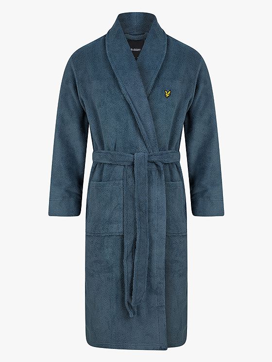 Lyle & Scott Lucas Bathrobe China Blue