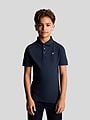 Lyle & Scott Junior Plain Polo Shirt Navy