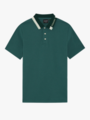 Lyle & Scott Junior Tipped Logo Polo Shirt Everglade