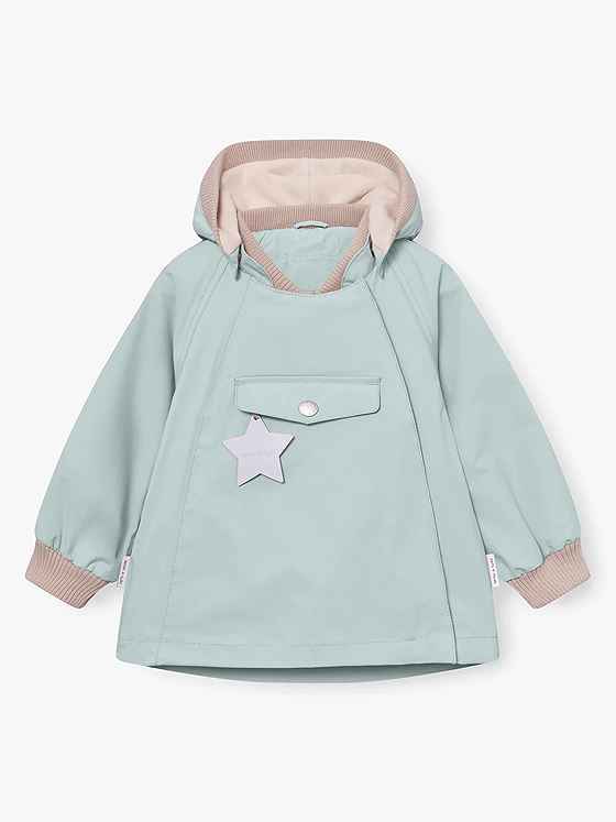Mini A Ture Wai Fleece Lined Jacket Cloud blue