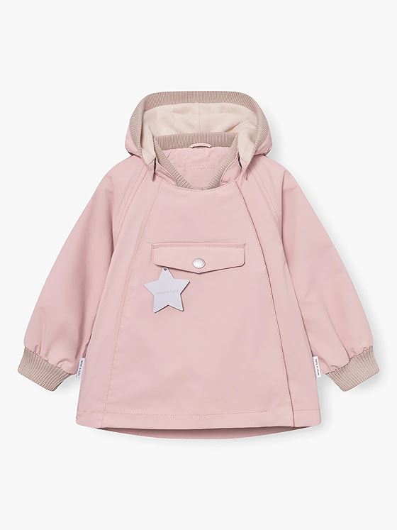 Mini A Ture Wai Fleece Lined Jacket Rose smoke
