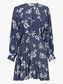 MSCH Copenhagen Andena Amabella Shirt Dress V Indigo Flower
