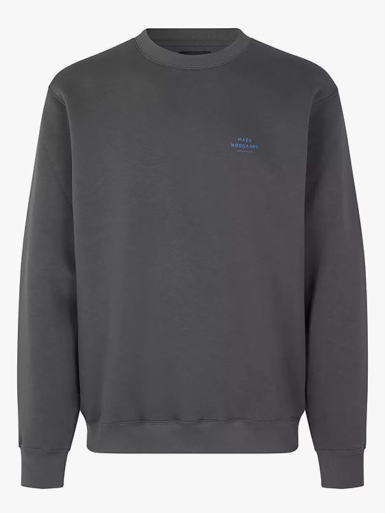Mads Nørgaard Standard Crew Logo Sweat Grå