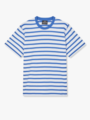 Mads Nørgaard Cotton Jersey Stripe Frode Tee Bright Cobalt / White