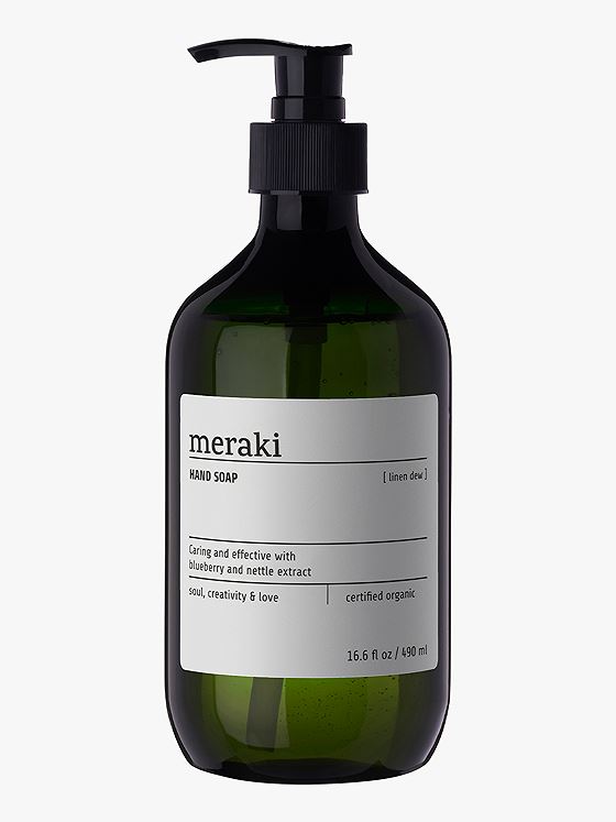 Meraki Hand Soap Linen Dew 490 ml Grønn