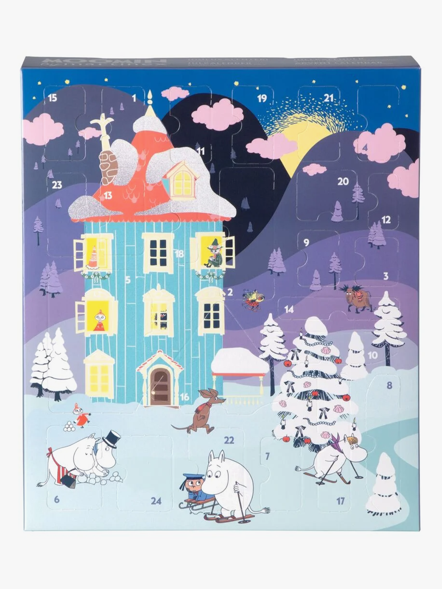 Mummitrollet Adventskalender 2025 Flerfarget