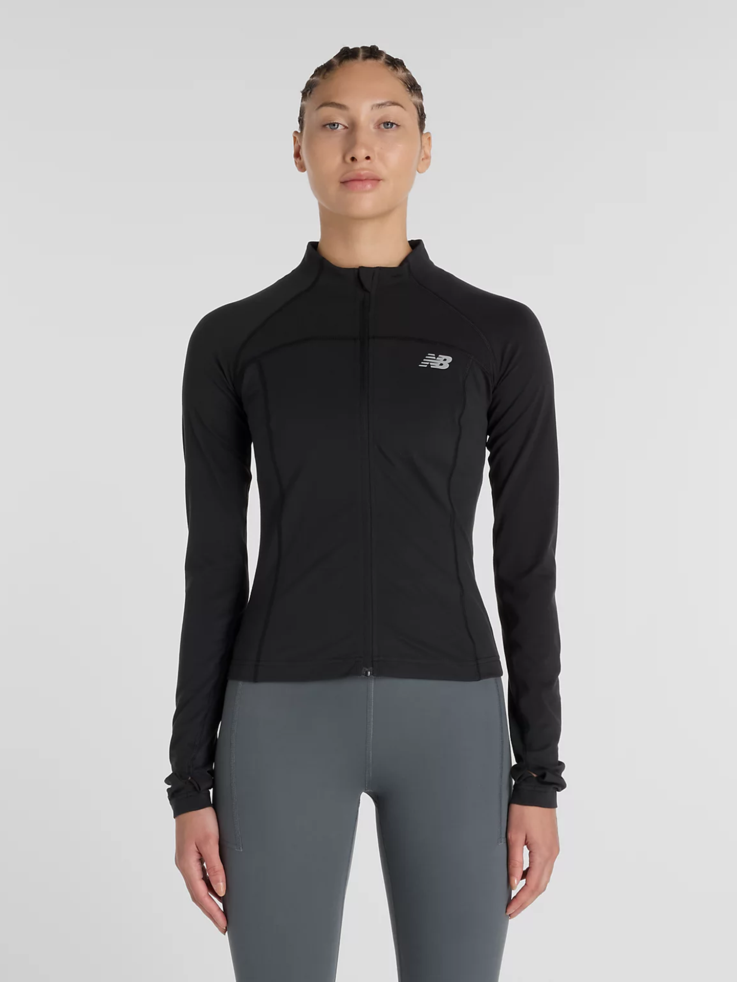 New Balance Harmony Fitted Full Zip BLACK