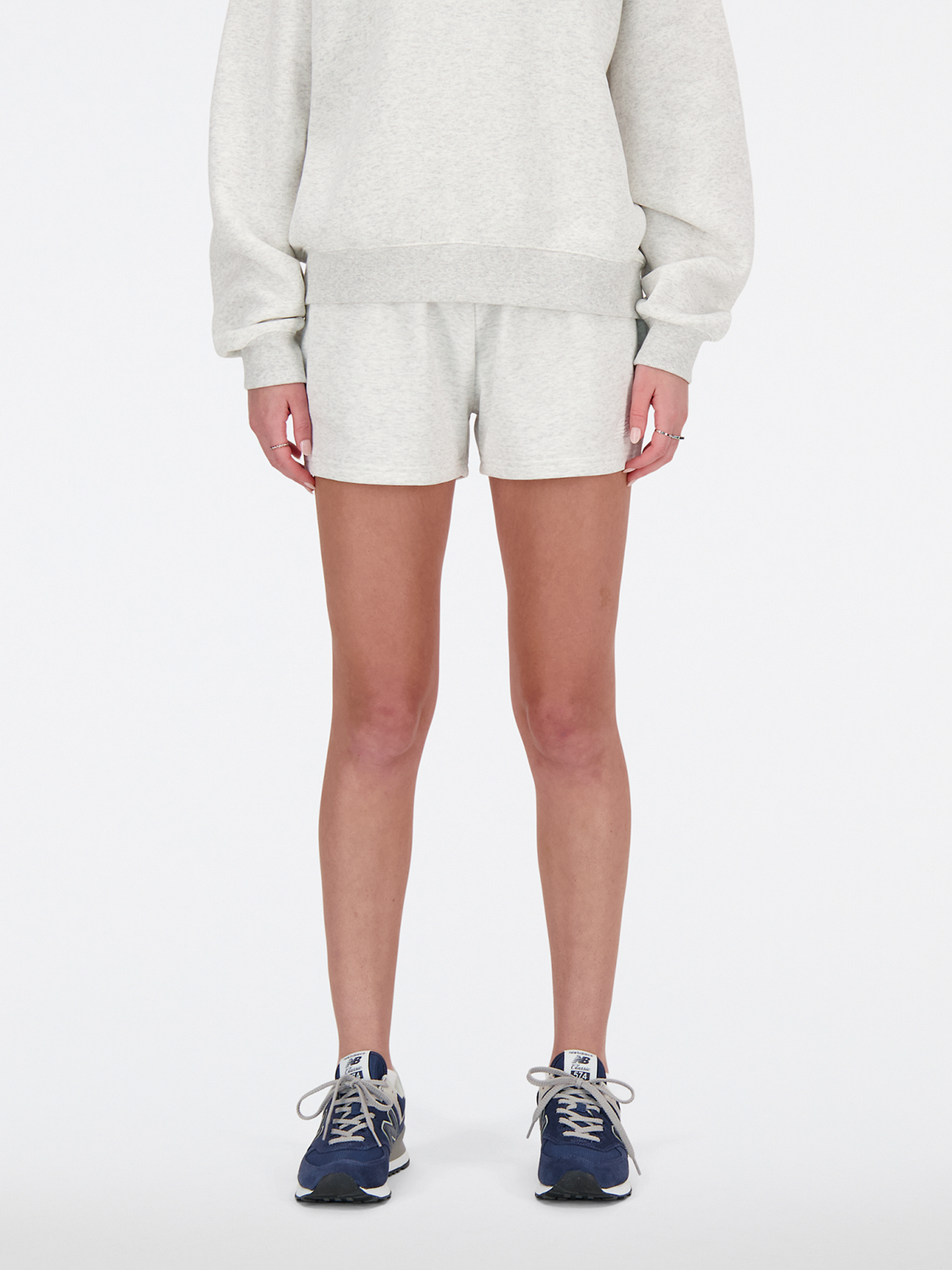 New Balance Sport Essentials French Terry Short Ash Heather