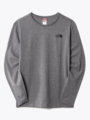 The North Face Long Sleeve Easy Tee Medium Grey Heather