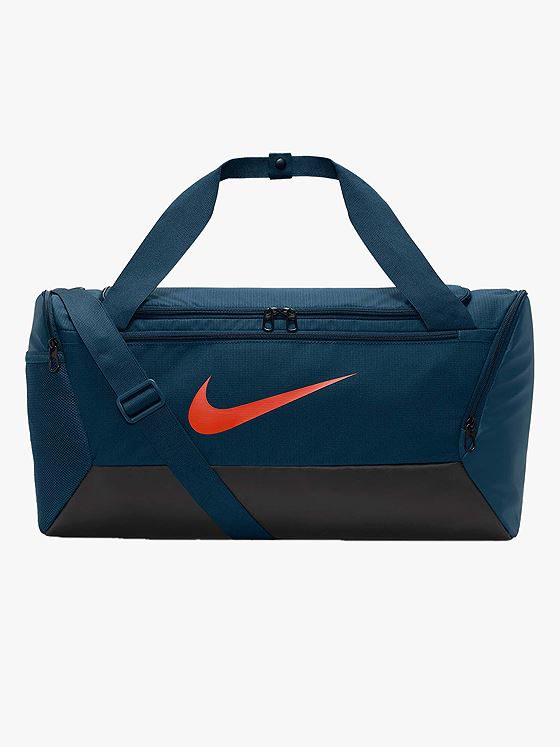 Nike Brasilia Training Duffel Bag 41L Armory Navy / Black / Picante Red