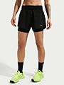 Nike One Dri-Fit High-Rise 2in1 Shorts Black / White