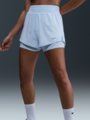 Nike One Dri-Fit High-Rise 2in1 Shorts Blue Tint / Reflective Silver