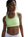 Nike Swoosh Mid-Support Padded Sports Bra Barely Volt / White