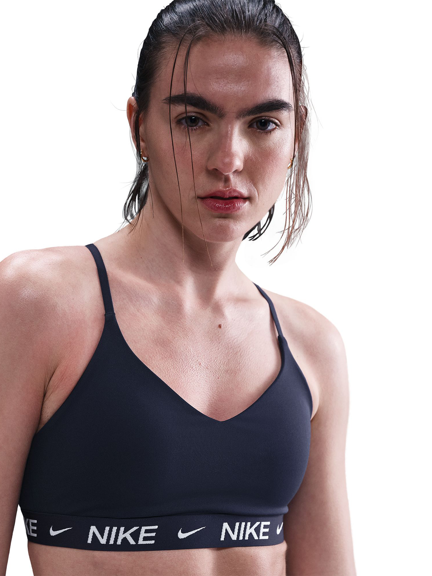 Nike Indy Dri-Fit Light-Support Padded Bra Midnight Navy
