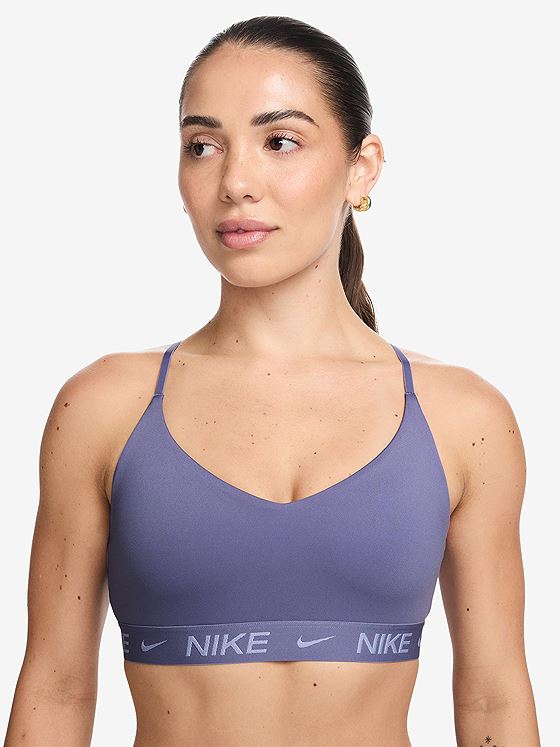 Nike Indy Dri-Fit Light-Support Padded Bra Dusty Amethyst