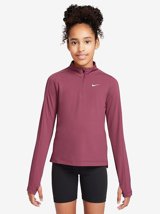 Nike Half Zip Top Rosa