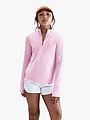 Nike Half Zip Top Med Soft Pink / White