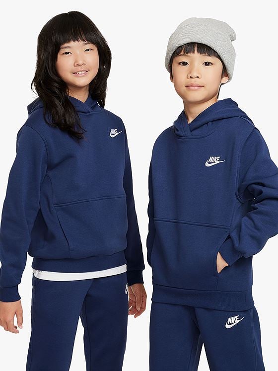 Nike Sportswear Club Fleece Hoodie Blå