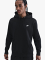 Nike Club Pullover Fleece Hoodie Black / White