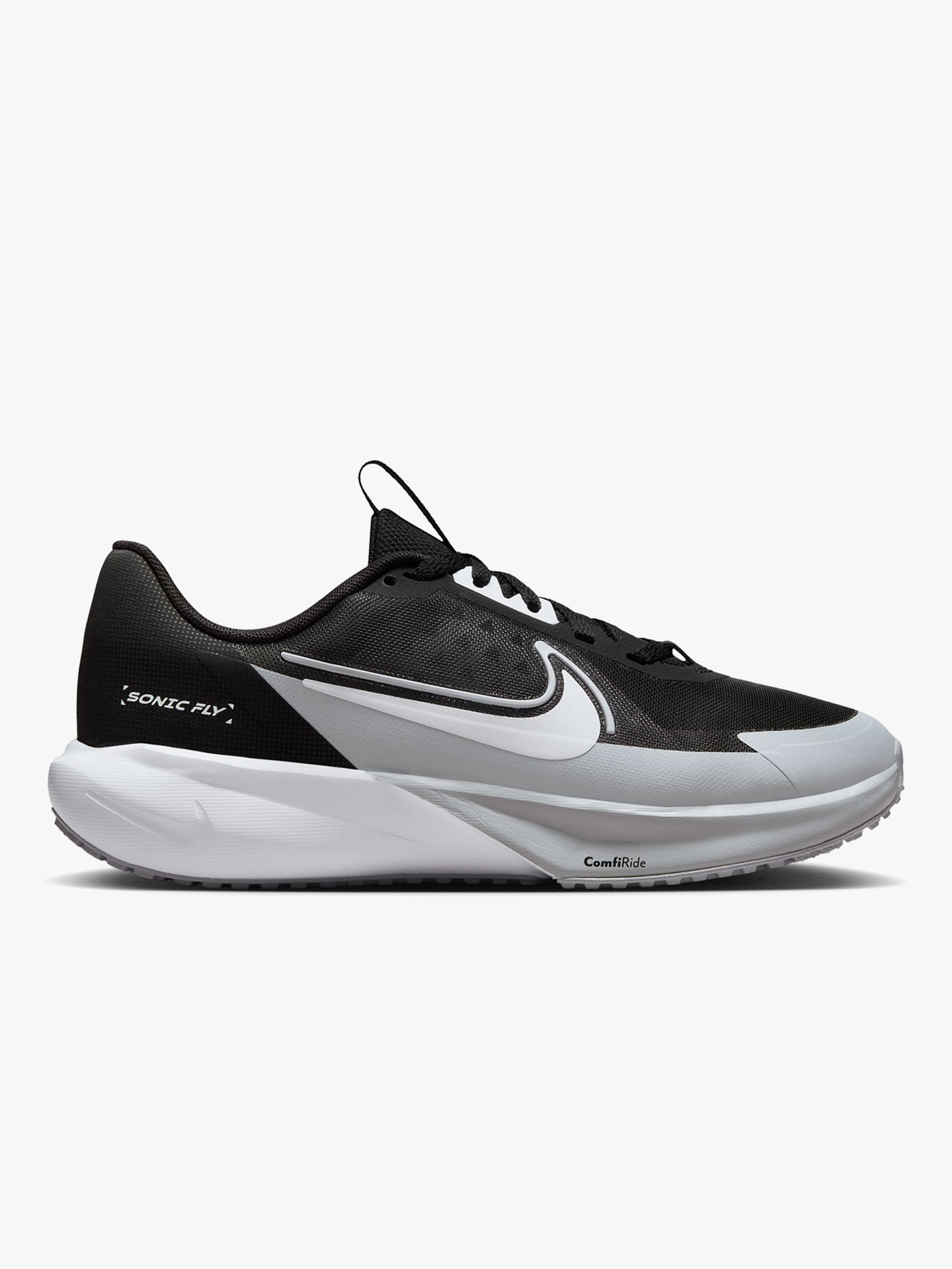 Nike Sonic Fly Black/ White - Wolf Grey