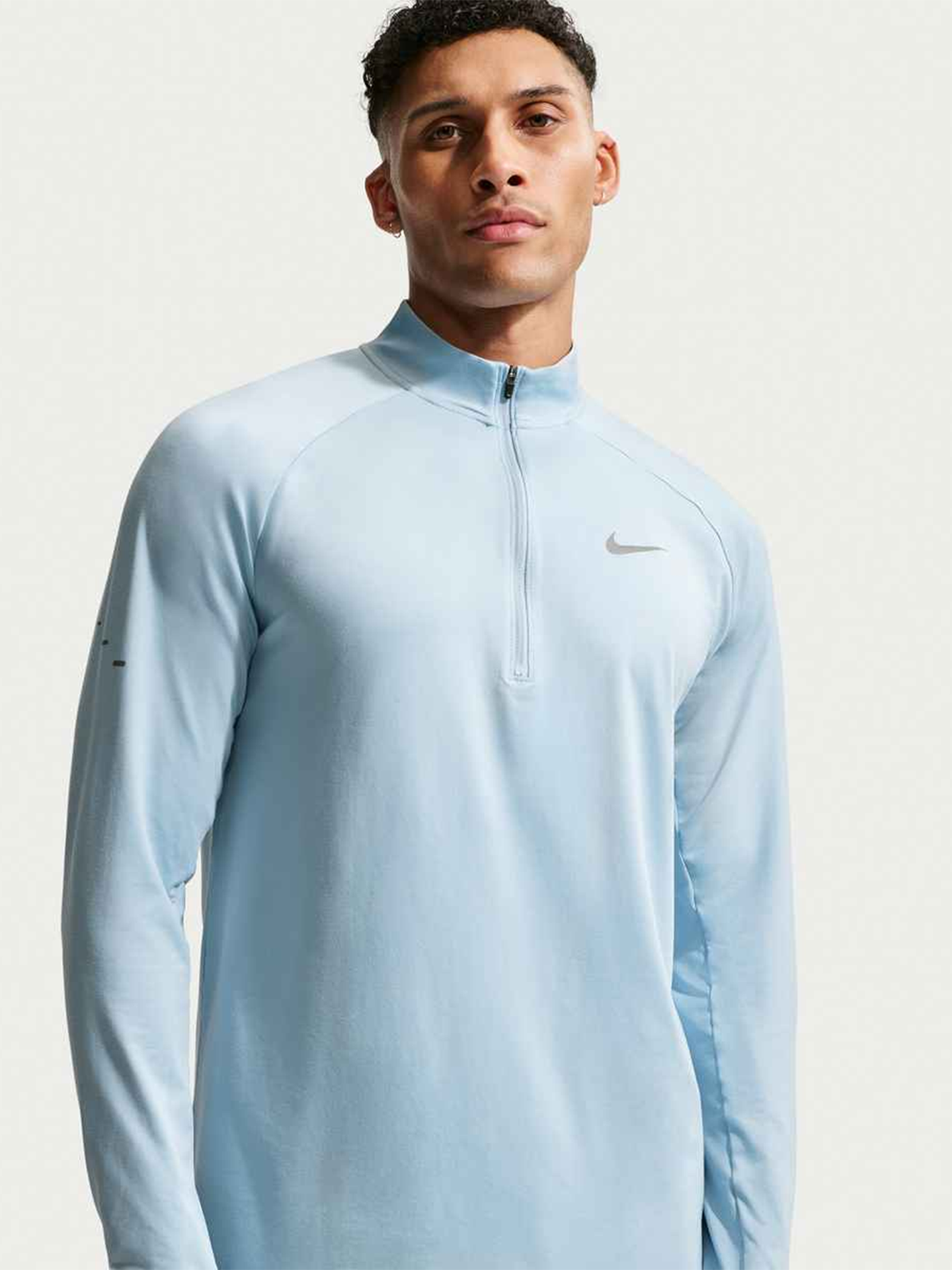 Nike Dri-Fit Stride Half-Zip Midlayer Armory Blue / Reflective Silver