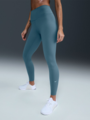 Nike One Dri-Fit High-Rise Tights Smokey Blue / White