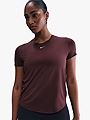 Nike One Classic Dri-Fit Short Sleeve Top BURGUNDER