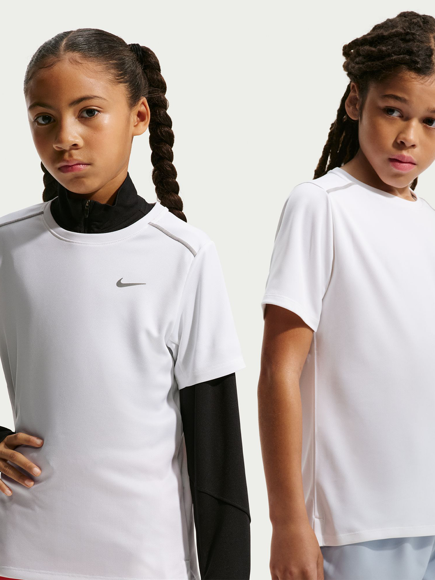 Nike Miler Tee White / Reflective Silver