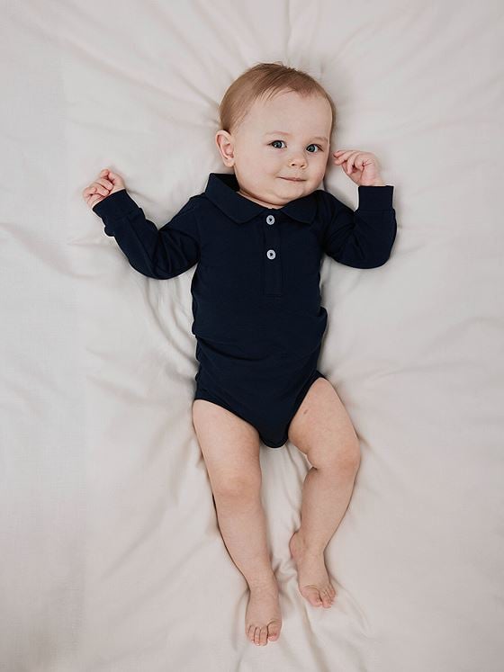 Name It Holger Long Sleeve Polo Body Dark Sapphire