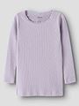 Name It Kab Long Sleeve Top Lavender Gray