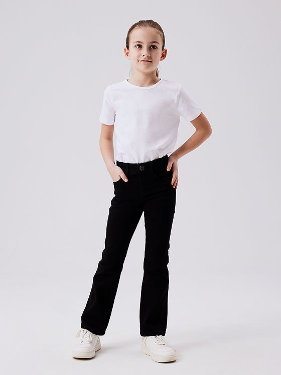 Name It Polly Skinny Boot Jeans Black denim
