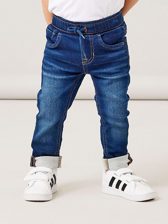 Name It Ryan Slim Sweat Jeans Dark Blue Denim