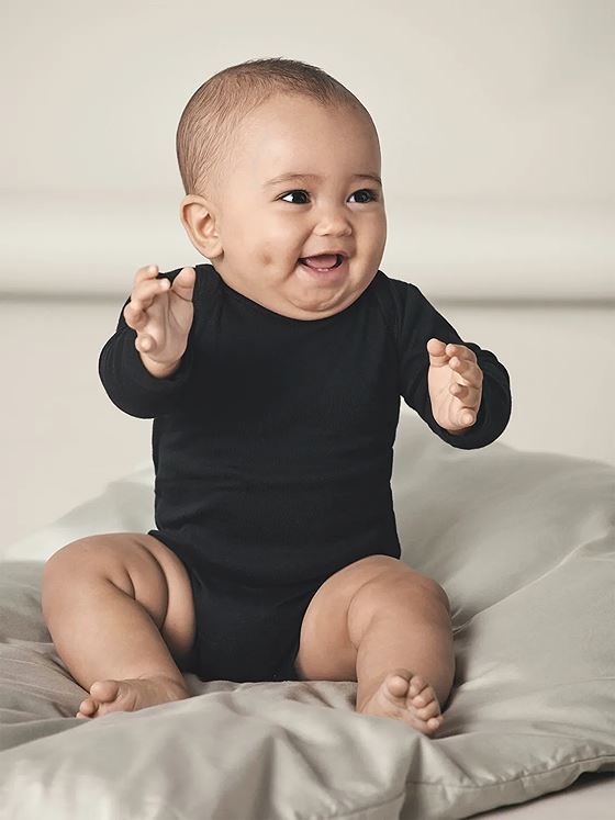 Name It Body 2-Pack Long Sleeve Solid Black Black
