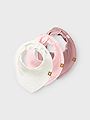 Name It Yvetti 3 Pack Scarf Bib Parfait Pink