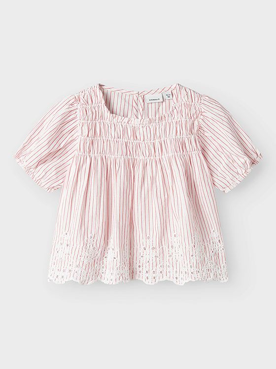 Name It Fesinne Short Sleeve Top Bright White