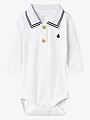 Name It Friman Long Sleeve Polo Body Bright White Logo