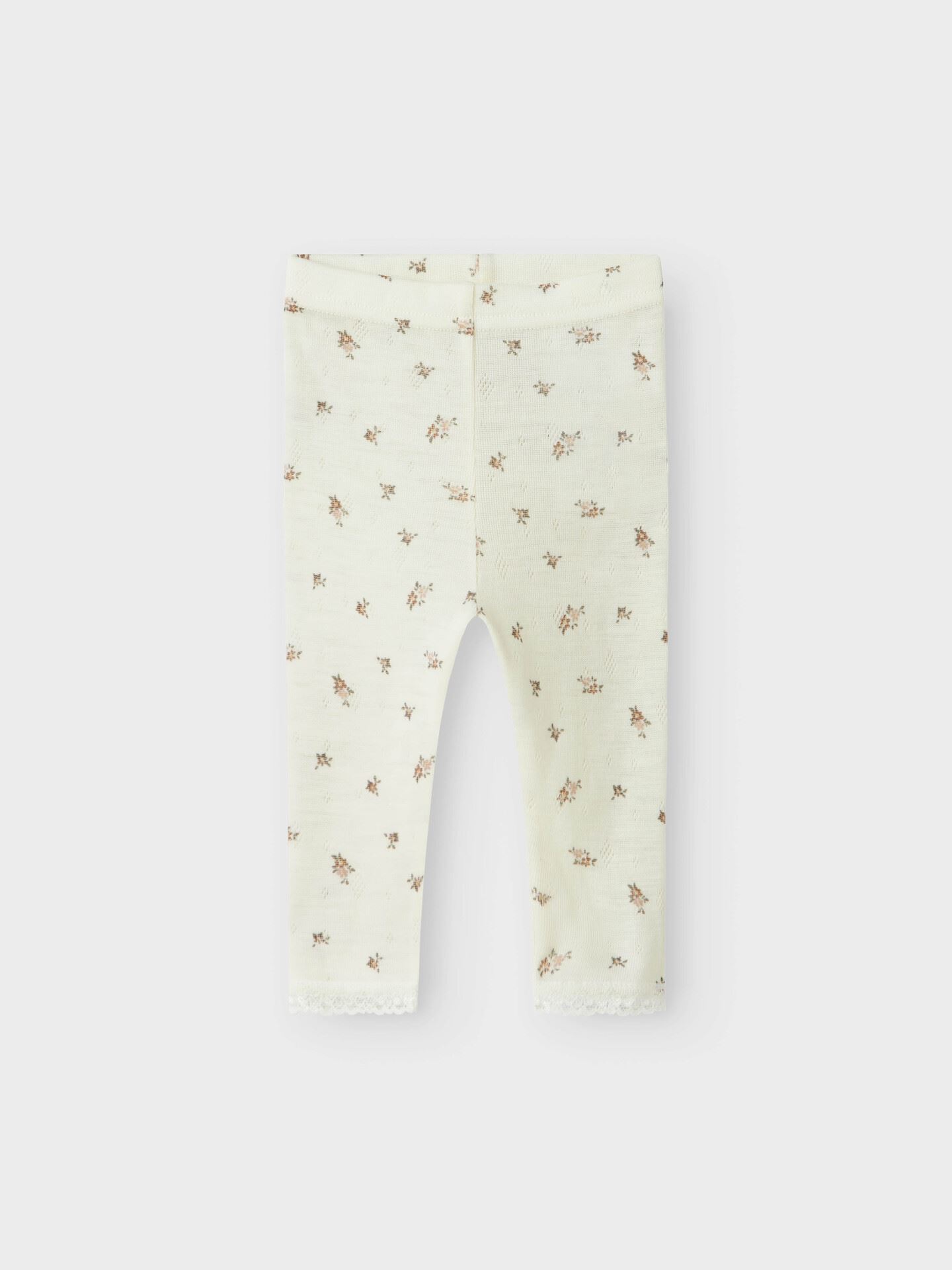 Name It Wang Wool Needle Legging Snow White