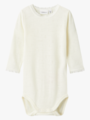 Name It Wang Wool Needle Long Sleeve Body Solid Noos Snow White