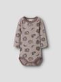 Name It Willit Wool Long Sleeve Body Shadow Gray