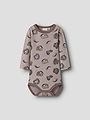 Name It Willit Wool Long Sleeve Body Shadow Gray