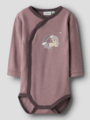 Name It Willit Wool Long Sleeve Wrap Body Antler