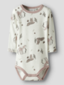 Name It Willitus Wool Long Sleeve Body Snow White