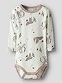 Name It Willitus Wool Long Sleeve Body Snow White