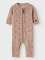 Name It Wrilla Wool Long Sleeve Knit Suit Shadow Gray