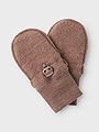 Name It Wmino Wool Bru Mittens Wo/Thumb Antler