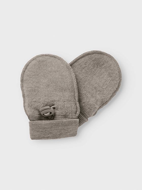 Name It Wmino Wool Bru Mittens Wo/Thumb Satellite