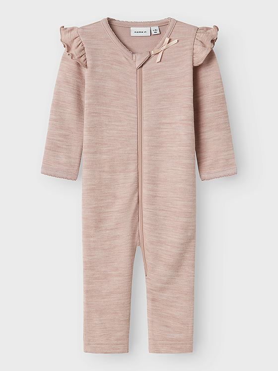 Name It Wyla Wo/Vi Long Sleeve Suit Shadow Gray