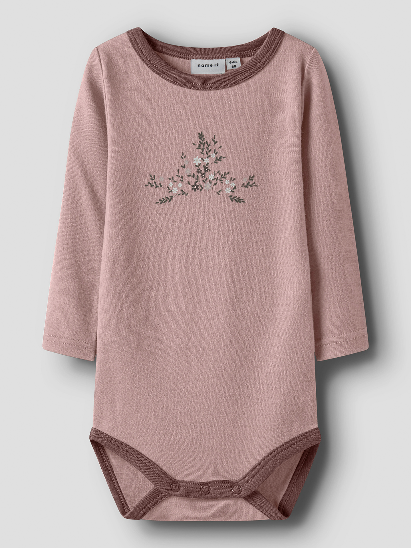 Name It Willow Wool Long Sleeve Body Antler